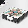 Cross Leather Diamond Art Note Box with 160 Sheets of Paper for Beginners