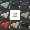 Men's Mesh Transparent Bulge Pouch Bikini Briefs Underwear Breathable Super Thin Briefs