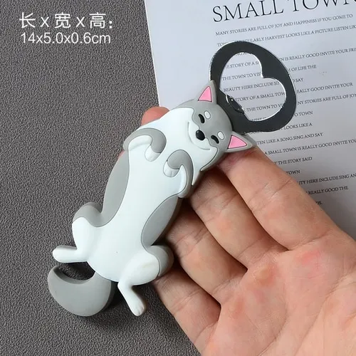 Athvotar Cute Animal Paw Wine Bottle Opener Beer Bottle Opener Cat Magnet Refrigerator Sticker Dog Fridge Magnet Beer Opener