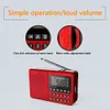 FM AM SW Stereo Radio Speaker 2 Antenna 2.1 Channel Full Band MP3 Player (Red)