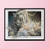Tiger-14CT Stamped Cross Stitch Kit(44*36cm)