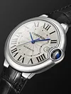 Automatic 40mm Stainless Steel and Alligator Watch, Ref. No. WSBB0039