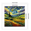 Starry Sky Scenery-11CT Stamped Cross Stitch 50*50cm/19.69*19.69in