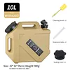 10L Camping Water Jug with Faucet Portable Water Tank for Vehicle Car Camping