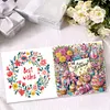 6Pcs Birthday Wishes Diamond Painting Greeting Card for Adults Beginners