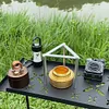 Portable Triangle Pot Holder Folding Campfire Tripod for Outdoor Folding Camping