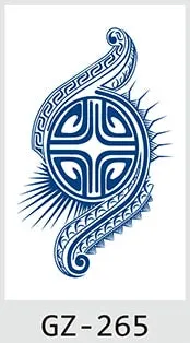 Temporary Waterproof Tattoos Stickers Navigator Compass Totem Flower Juice Ink Men Women Girl Chest Arm Fake Tatoo Drop Shipping