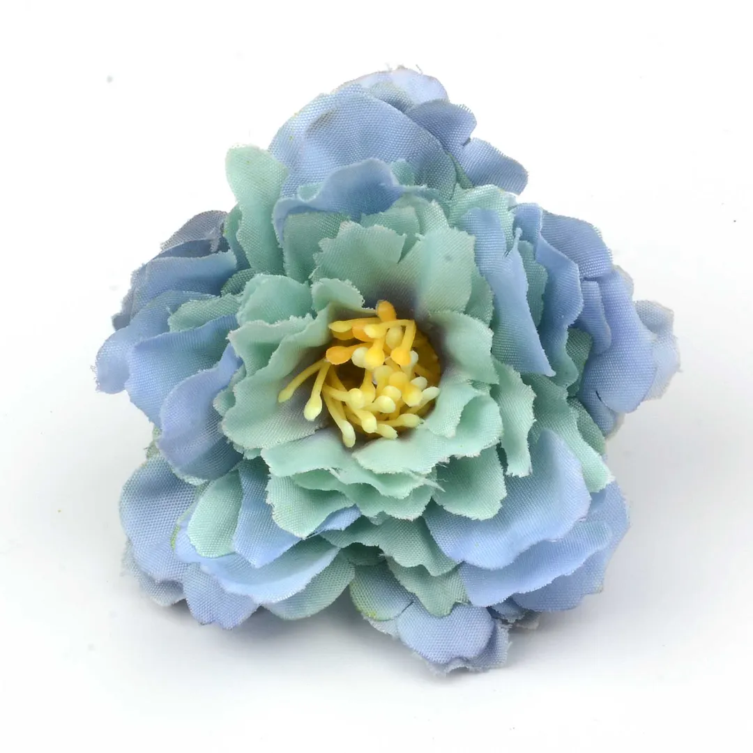 10pcs/lot 6cm Artificial Silk Carnation Flower Heads Wedding Home Decoration DIY Bride Holding flowers Accessories Fake Flowers
