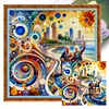 (Multi-Style) Old Couple-11CT Stamped Cross Stitch 40*40cm/15.75*15.75in