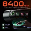 SIDANDE Four Color Photography Flashlight 8400mAh Power Portable Photography Spotlight, LED Flashlight Aluminum Alloy Light for Video Recording and Video Blogging