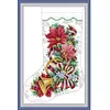 Gabriel Of The Christmas Stocking - 16CT Stamped Cross Stitch 37*52cm/14.57*20.47in(Brand)