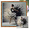Piano Girl-11CT Stamped Cross Stitch 50*50cm/19.69*19.69in