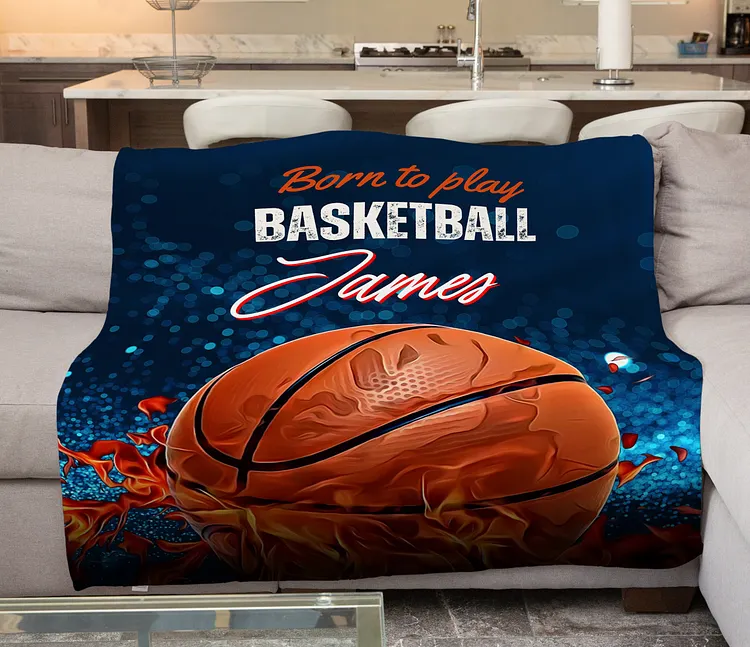 Personalized Basketball Blanket For Comfort & Unique|BKKid92