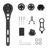 Carbon Fiber Bicycle Computer Holder Bike Stopwatch Speedometer Mount for Garmin
