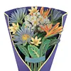 Floral Thank You Card 3D Pop Up Card for Mom Women (Tropical Flower)