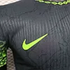 2025 Player Version Brazil Special Edition Black Green Football Shirt 1:1 Thai Quality