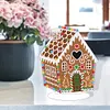 DIY Gingerbread House Diamond painting ornaments(Single-Sided)