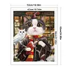 >SALE<Full Embroidery Silk Thread 11CT Printed Cat Cross Stitch Home Kit Art 50x63cm