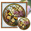 (Counted/Stamped) Butterfly - 18CT Cross Stitch 20*20cm/7.87*7.87in