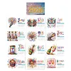 2026 DIY Special Shape Desktop Diamond Standing Calendar for Bedroom Living Room