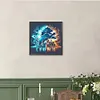 Diamond Painting-DIY Full Round Drill Detroit Lions(40*40 CM)