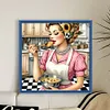 Kitchen Housewife-11CT Stamped Cross Stitch 50*50cm/19.69*19.69in