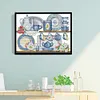 (Counted/Stamped) 14CT Porcelain - Cross Stitch 36*28cm/14.17*11.02in(Brand)