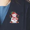 4Pcs Acrylic Special Shaped Christmas DIY Diamond Art Brooch Kit