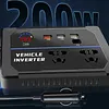 200W Car Power Inverter DC 12V 24V To AC 110V 220V Car Inverter for Vehicles