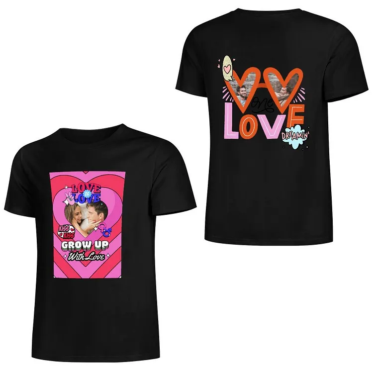 love is love Pure Cotton Short Sleeved T-shirt