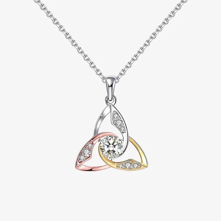 Irish Woman Celtic Knot Necklace