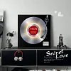 Retro Vinyl Record Light Decoration Painting High-End Bedroom CD Album Desktop Decoration Painting Creative Art Hanging Painting