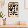 Johnny Cash - Vintage Metal Signs - 20*30cm/30*40cm - Music