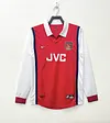 1998/1999 Retro Long Sleeve Arsenal Home Football Shirt 1:1 Thai Quality love fball