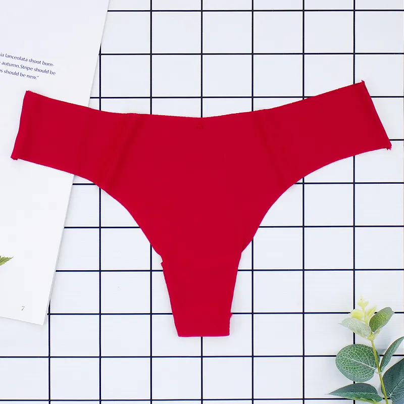 Billionm Lady Seamless Panties Sexy String Women Underwear Ice Silk Thongs Low-waist Sports Fashion Underpants Wholesale