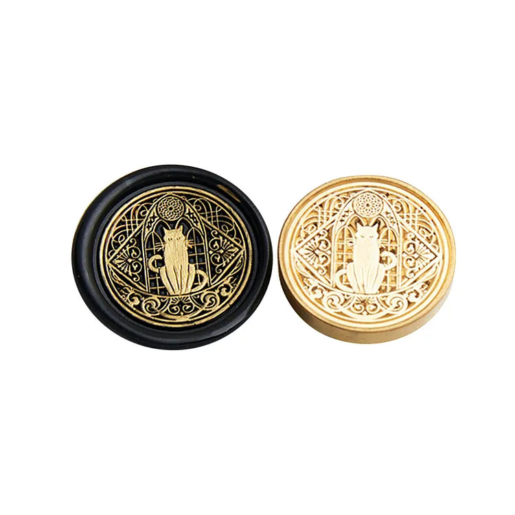 Diy Fire Lacquer Round Sealing Wax Stamp Head gbfke