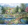 (Big Size)Woodland - 14CT Stamped Cross Stitch - 60*45cm - Landscape