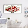 (US Local)5pcs/set Flower -Full Round Diamond Painting (95*45cm)