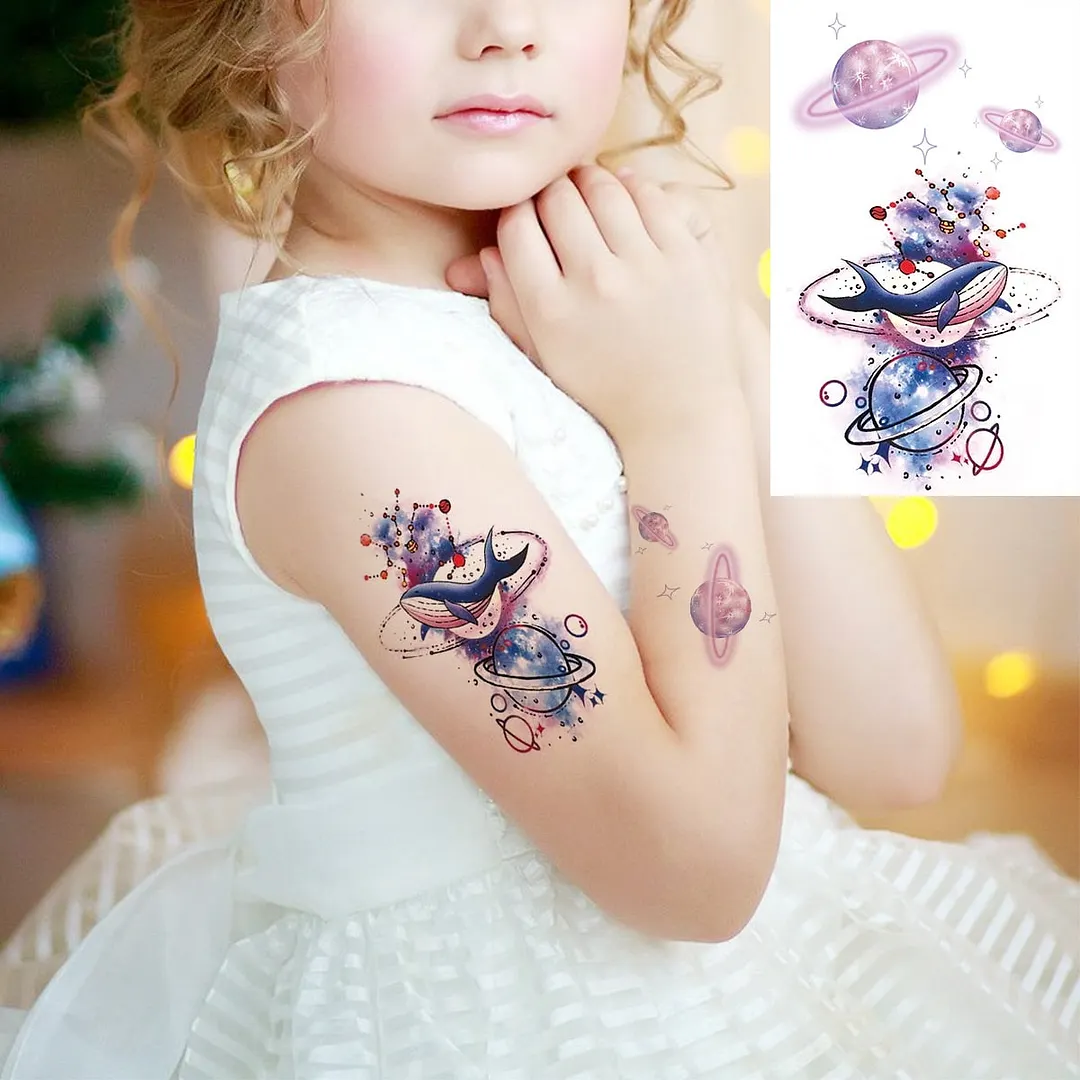 Realistic Swallow Temporary Tattoos For Women Men Whale Scorpion Wings Fake Tattoo Body Art Water Transfer Tatoos Sticker Wrist