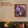 (US Local)Paint By Numbers Kit On Canvas DIY Oil Art Phalaenopsis Picture Decor40x40cm