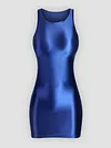 Men's vest shiny hip dress