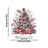 (US Local)Snow Xmas Tree DIY Table Top Diamond Painting Desktop Ornaments Kit