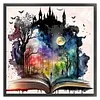 (Stamped/Counted) Magic Book - 11CT Cross Stitch 50*50cm/19.69*19.69in