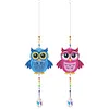 2pcs/set Crystal Sun Catcher Double-sided Diamond Painting Pendant Rainbow Chaser Hanging Kits
