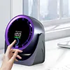 Desk Fan 100-Speed Digital Display Turbo Table Fan with Rechargeable Battery Wall-Mouted Design for Bedroom Home Office Travel