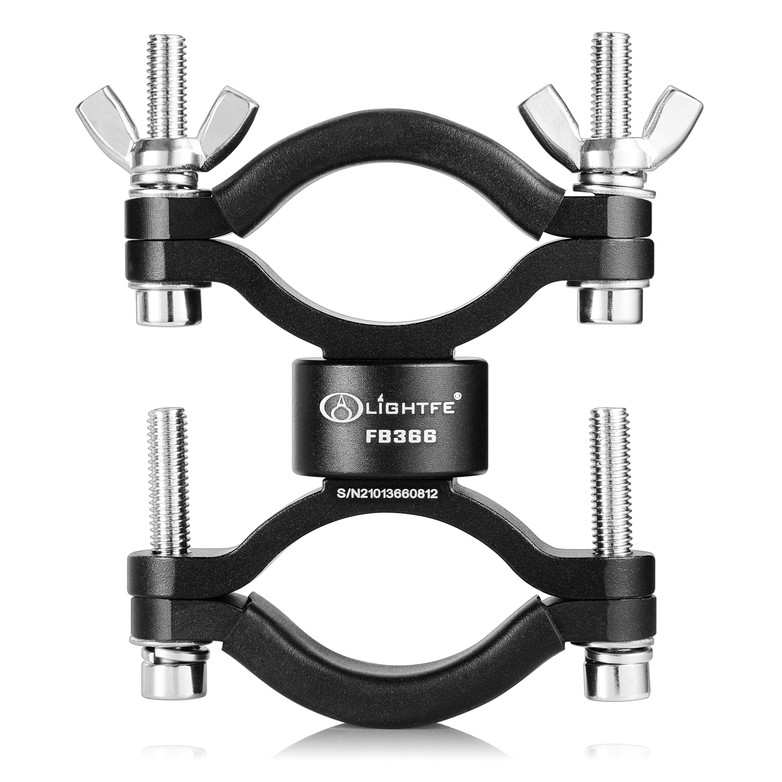 FB366 Multifunctional Aluminum Alloy Flashlight Clamp, Adjustable Bike Mount Holder for Flashlights &ndash; Compatible with Stands, Bicycles, and Outdoor Gear GING UV FLASHLIGHT GING