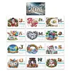 2026 DIY Special Shape Desktop Diamond Standing Calendar for Bedroom Living Room