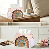 DIY Diamond Painting Creative Design Leather Handmade Tissue Holder Rhinestones Decorative Tissue Box Craft Kits