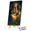 Flower Girl-Paint by Numbers Acrylic Painting 40*60cm