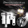 Aluminum Motorcycle Brake Fluid Reservoir Clutch Tank Oil Fluid Cup (Silver)
